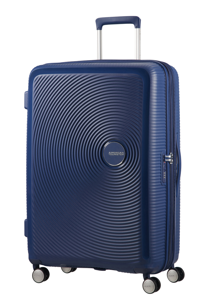 American Tourister Soundbox 77cm erweiterbarer Koffer, navy blau