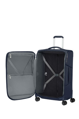 Samsonite Respark 67 cm blau erweiterbarer Koffer