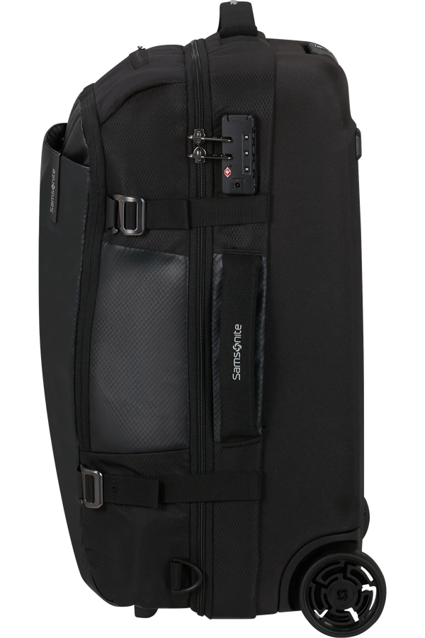 Samsonite Armox 55 cm schwarze Rolltasche/Rucksack