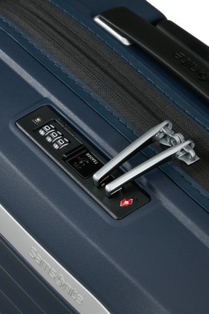Samsonite Upscape Koffer, 45 cm, erweiterbar, Marineblau