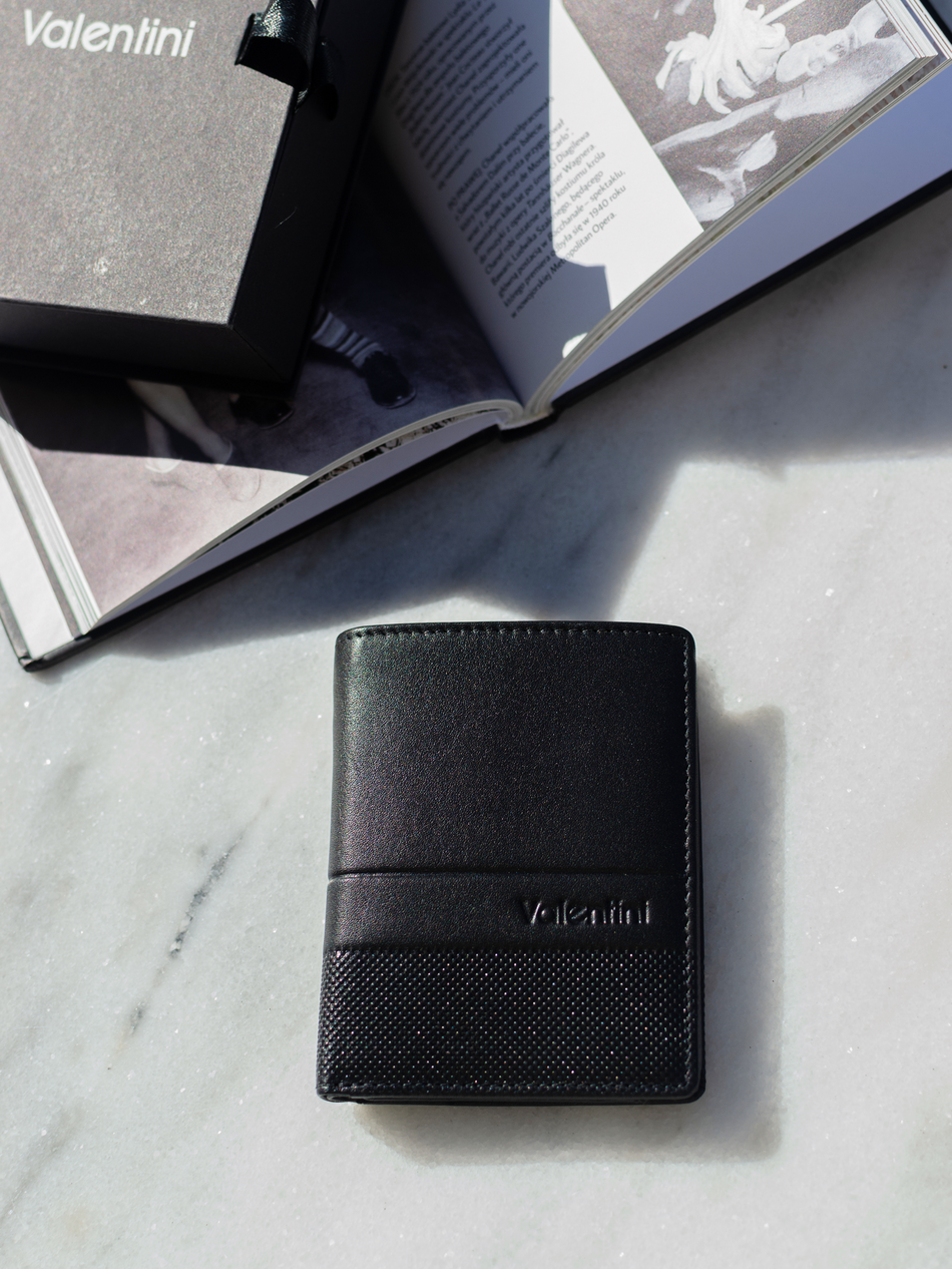 Valentini Herrengeldbörse Eibe 901 schwarz