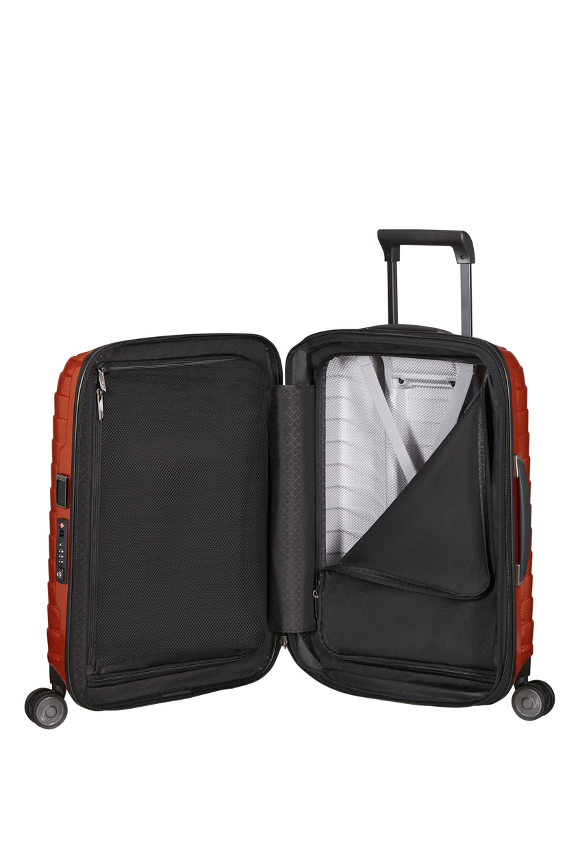 Samsonite Proxis 55cm Handgepäckkoffer, erweiterbar silber