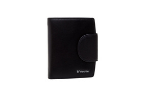 Portfel damski Valentini Metal Sticker P21 czarny