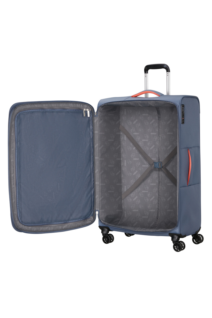 Walizka American Tourister Cloudrider 78cm powiększana niebieska