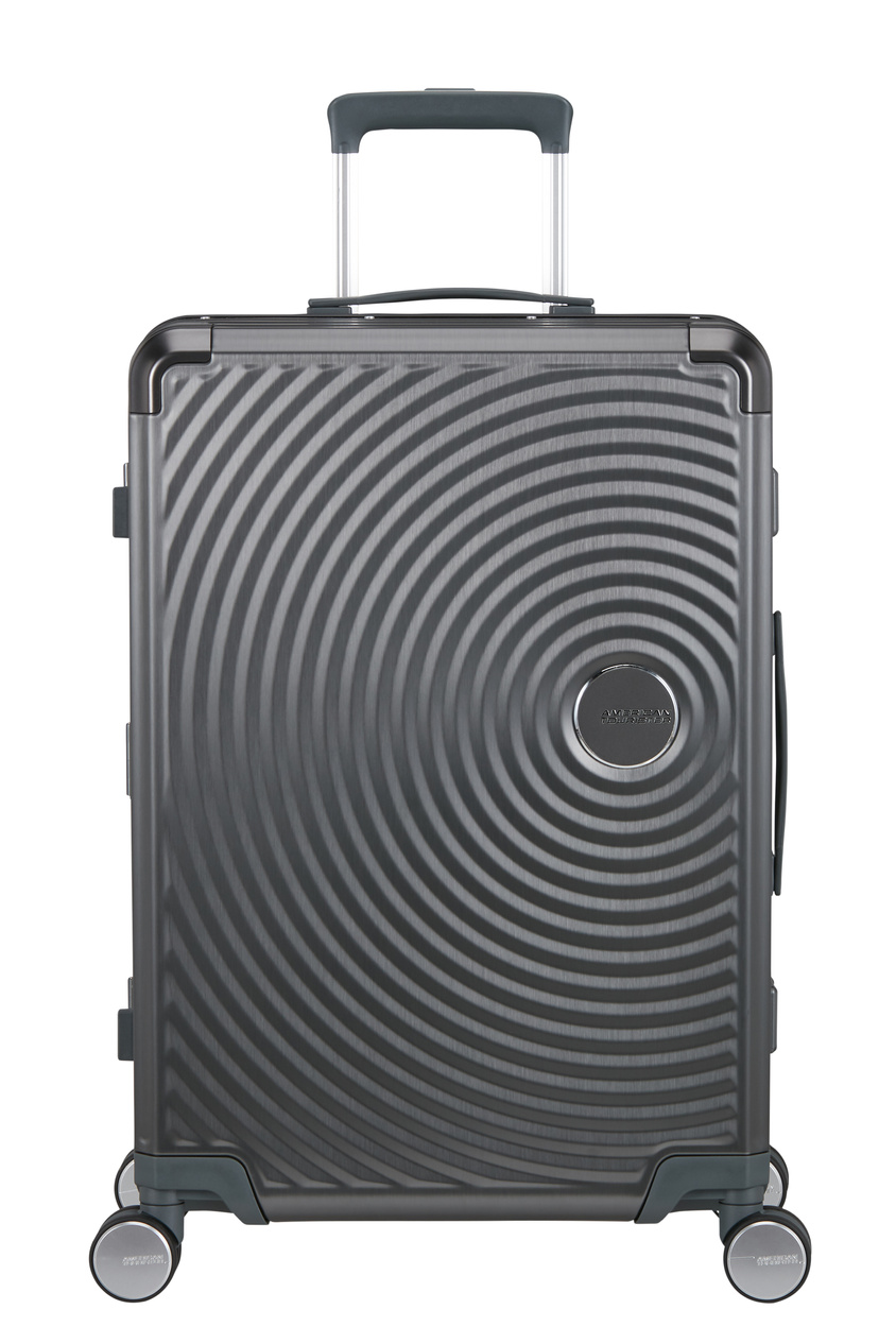 Walizka American Tourister Soundbox Alu 68cm antracytowa