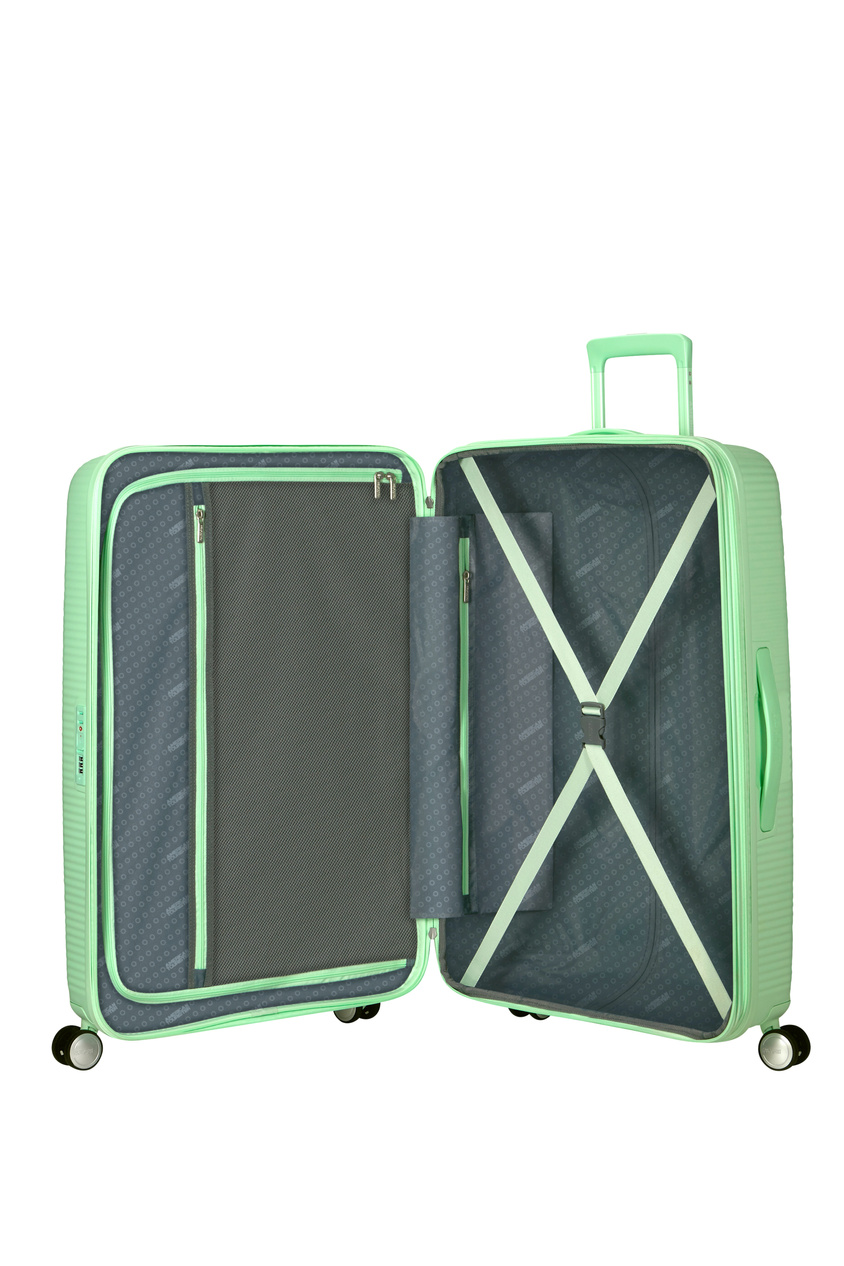 Walizka American Tourister Soundbox 77cm powiększana zielona jasna