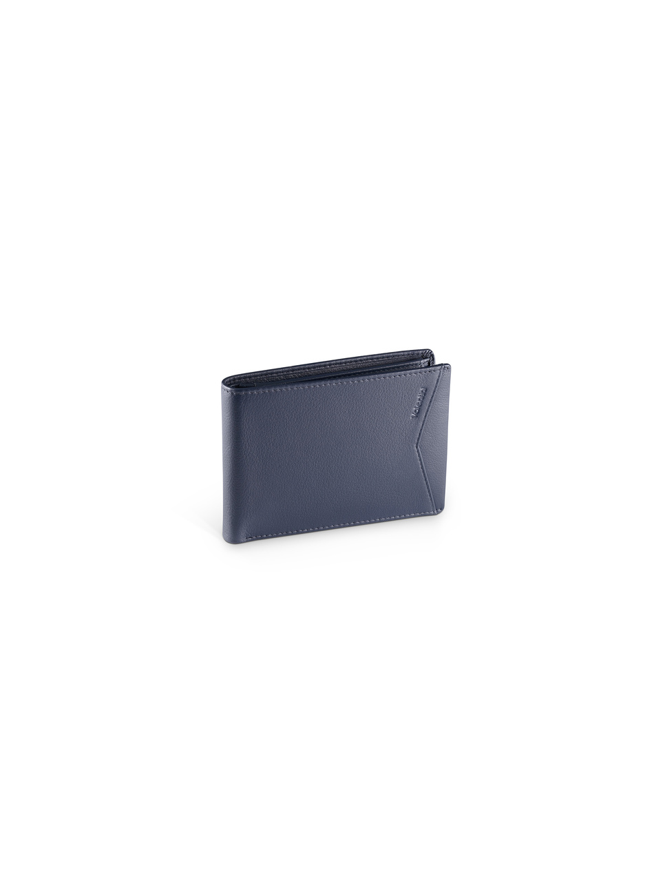 Valentini Prisma 274 Herren Portemonnaie aus Leder navy blau