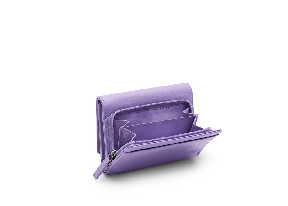 Valentini Damengeldbörse Metallic P62 blau