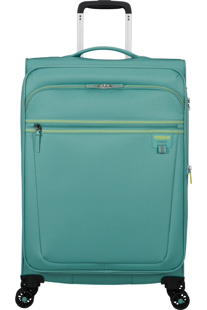 American Tourister Aerospin Koffer 69 cm ausziehbar türkis