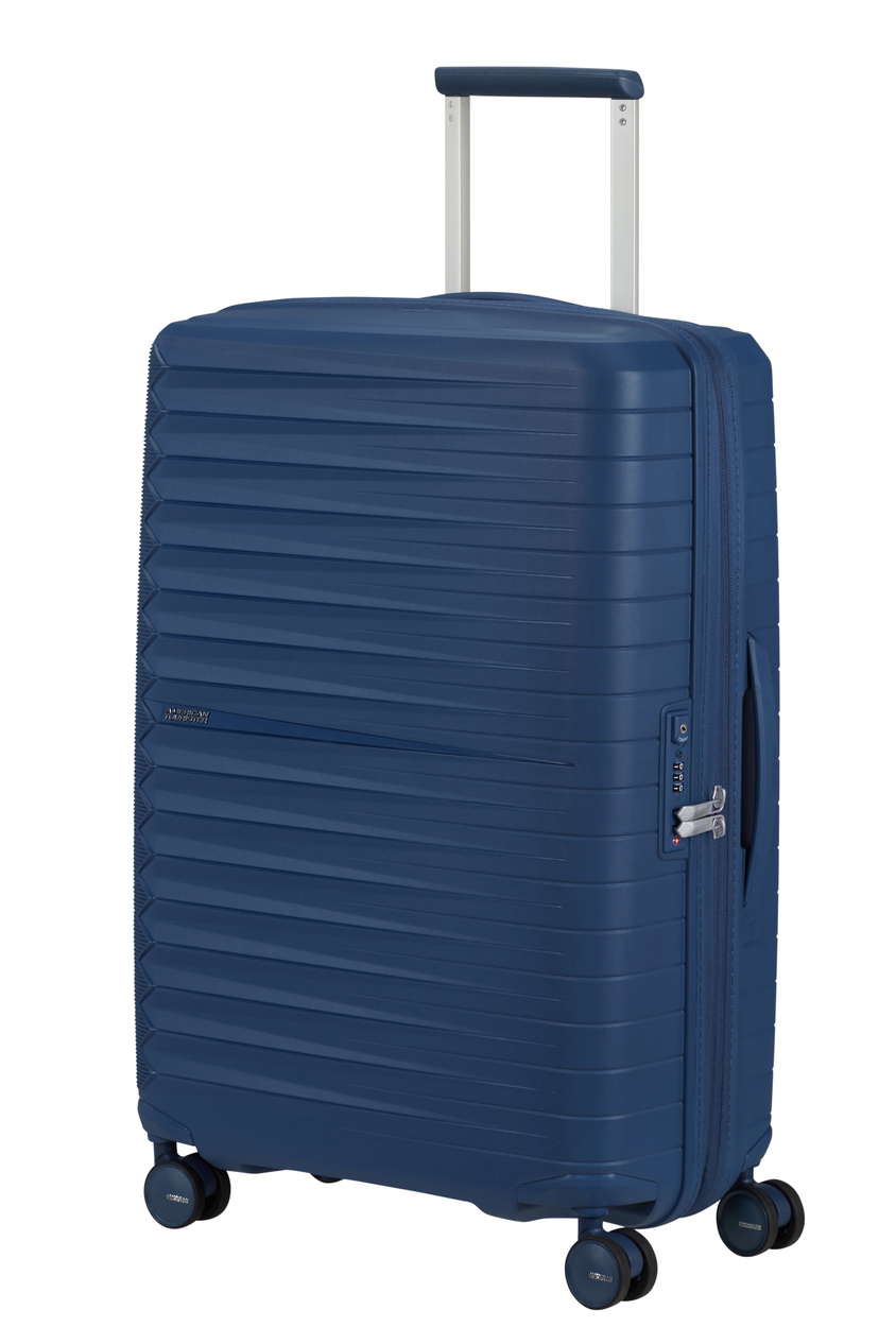 Walizka American Tourister Fastforward 68cm powiększana granatowa