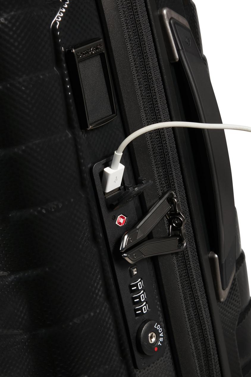 Samsonite Proxis 55cm Handgepäckkoffer, erweiterbar schwarz