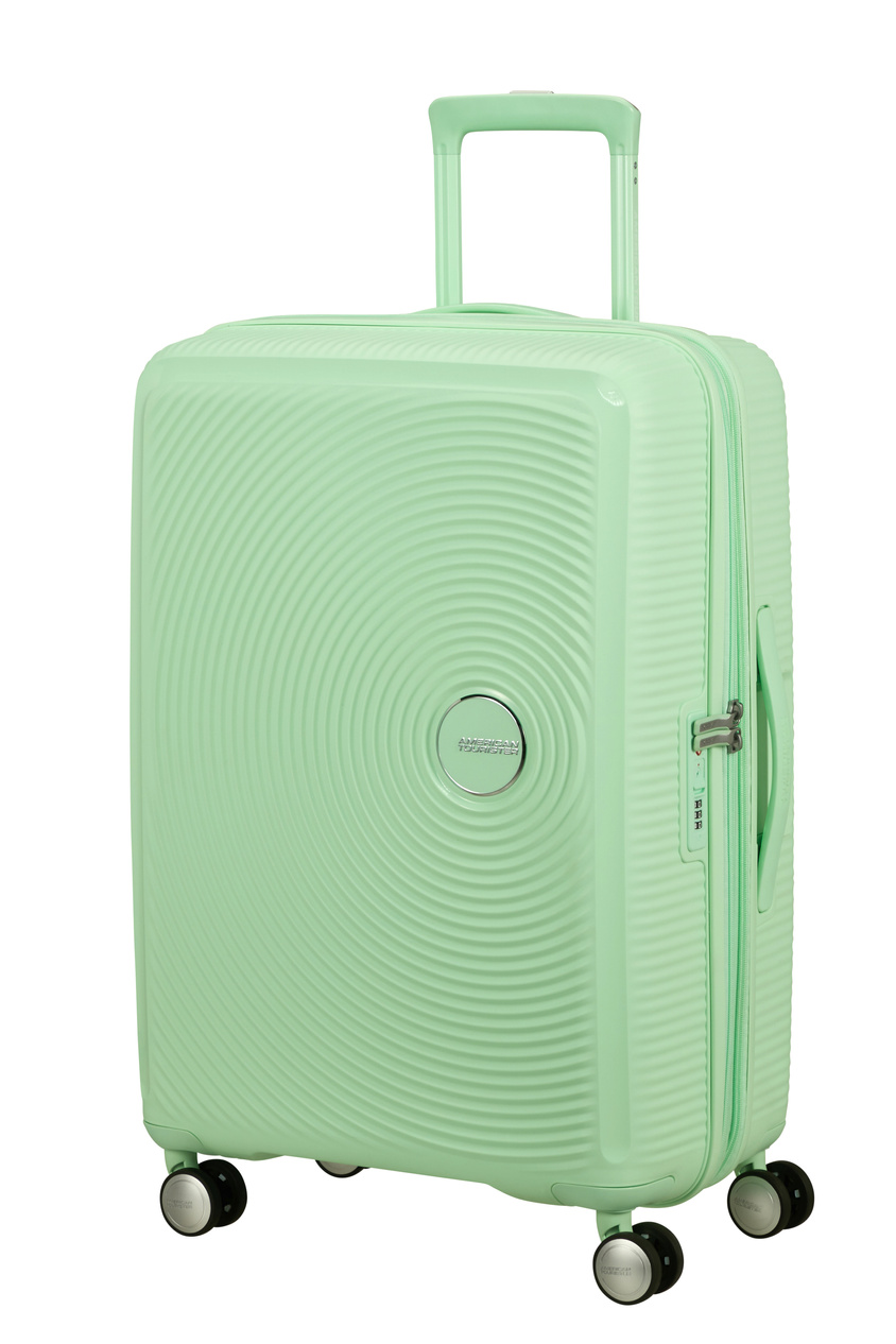 Walizka American Tourister Soundbox 67cm powiększana zielona jasna