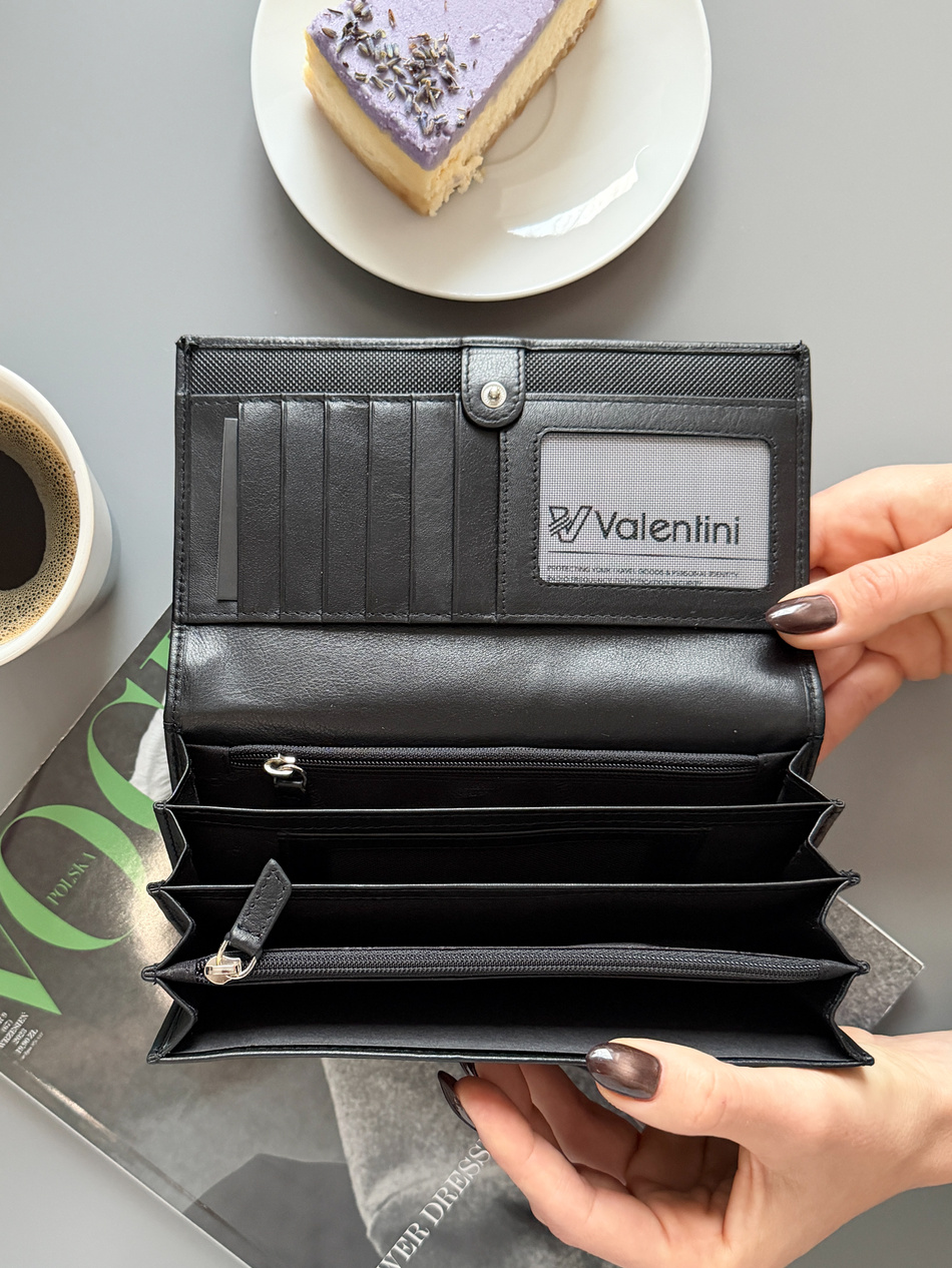 Valentini Trophy 270P Damen Portemonnaie schwarz