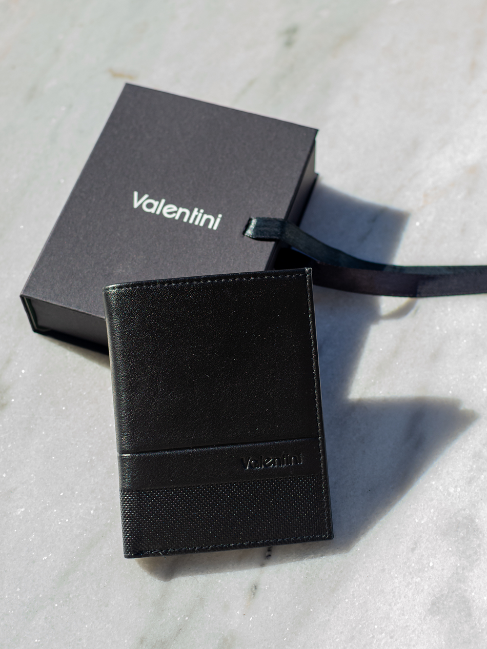Valentini Herrengeldbörse Eibe 901 schwarz