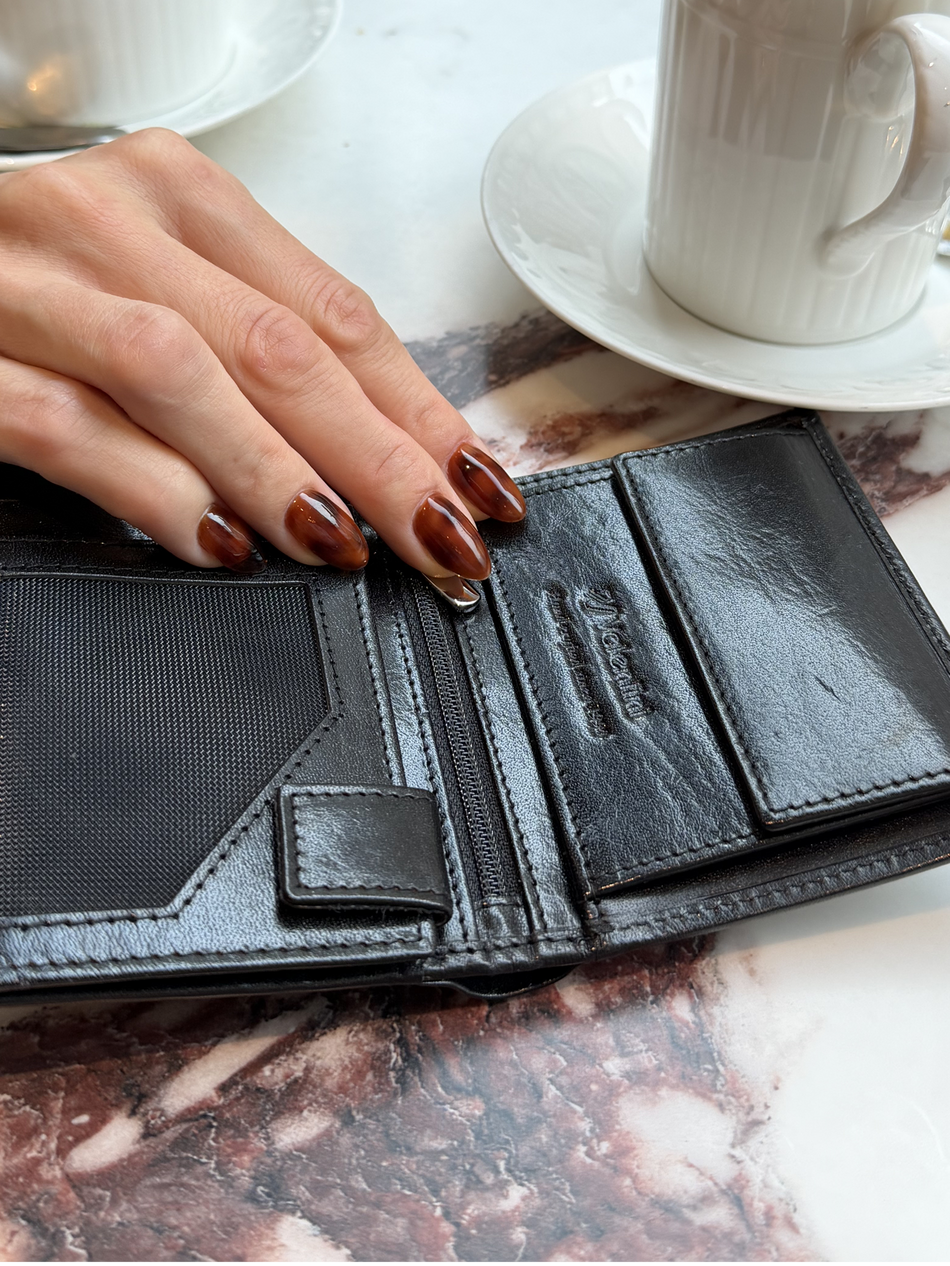 Valentini Metallic 101 Etui für grüne Karte und Dokumente