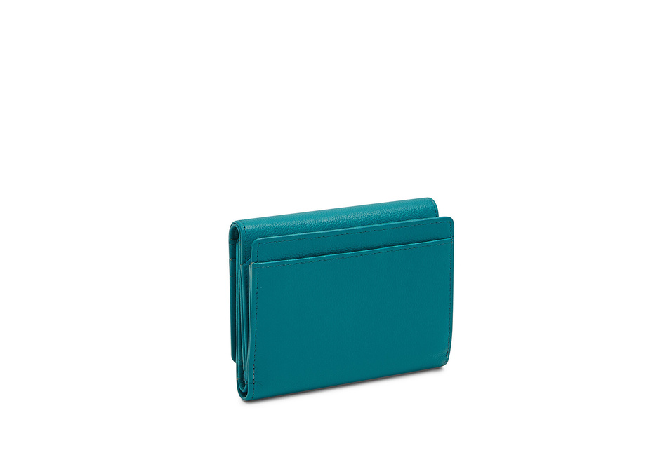 Valentini Damengeldbörse Metallic P62 blau