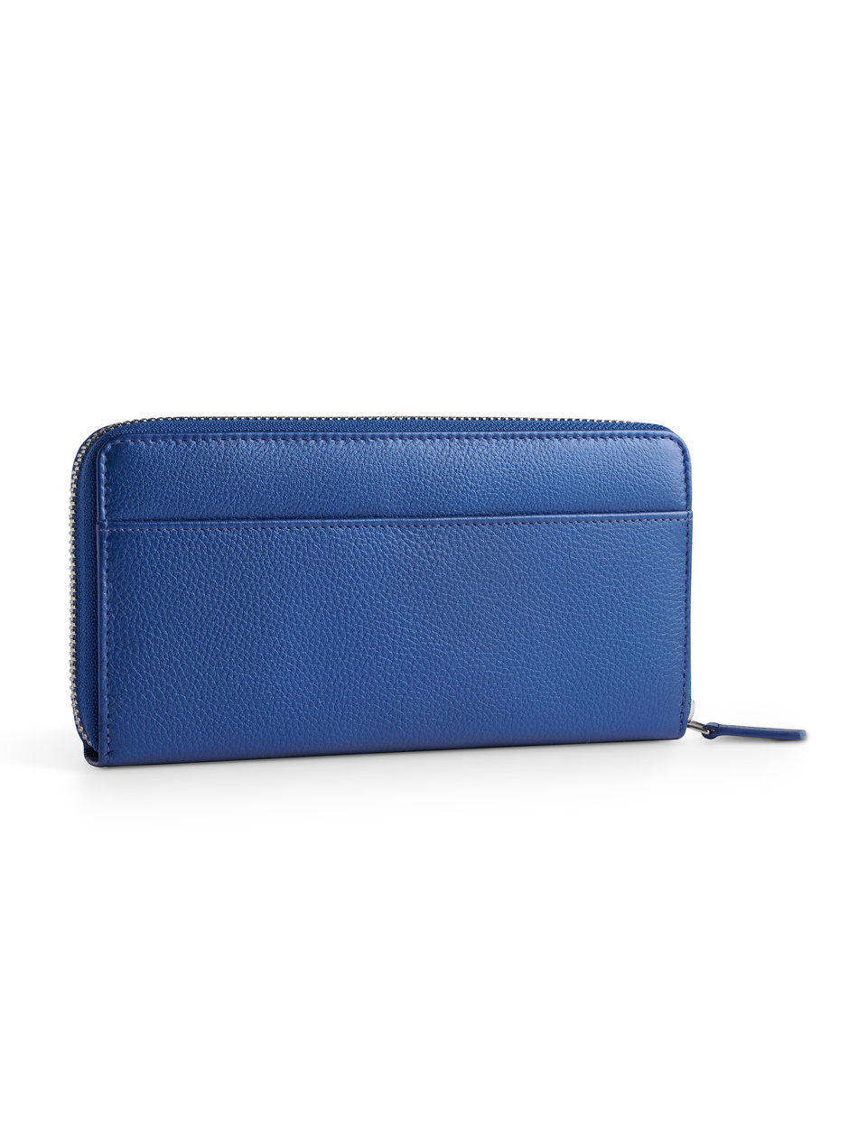 Valentini Damengeldbörse Metallic 820 blau