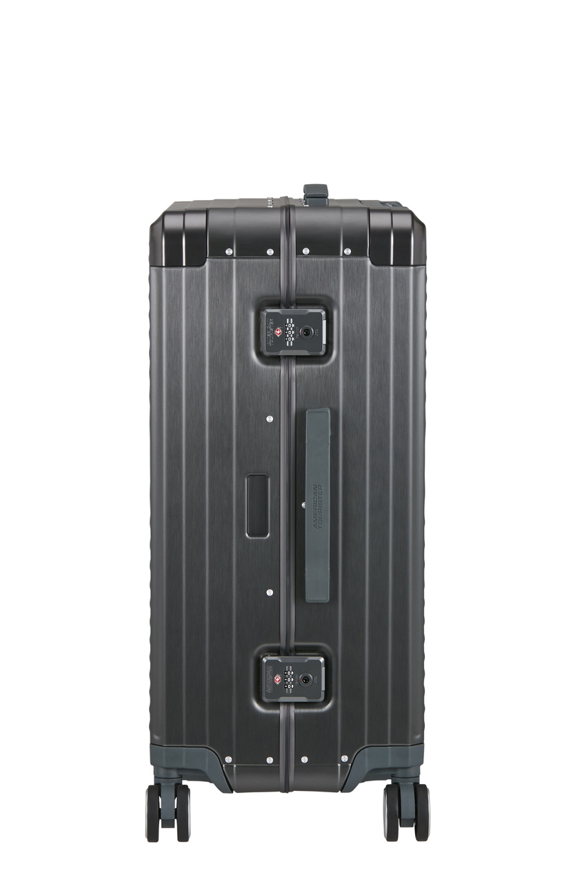 American Tourister Soundbox Alu Koffer 68cm Silber