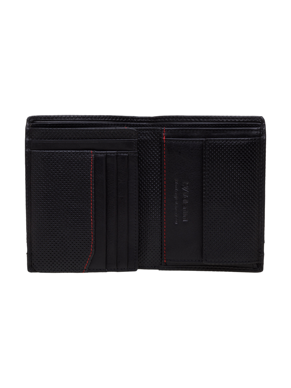 Valentini Perforierte 266 Herrengeldbörse schwarz