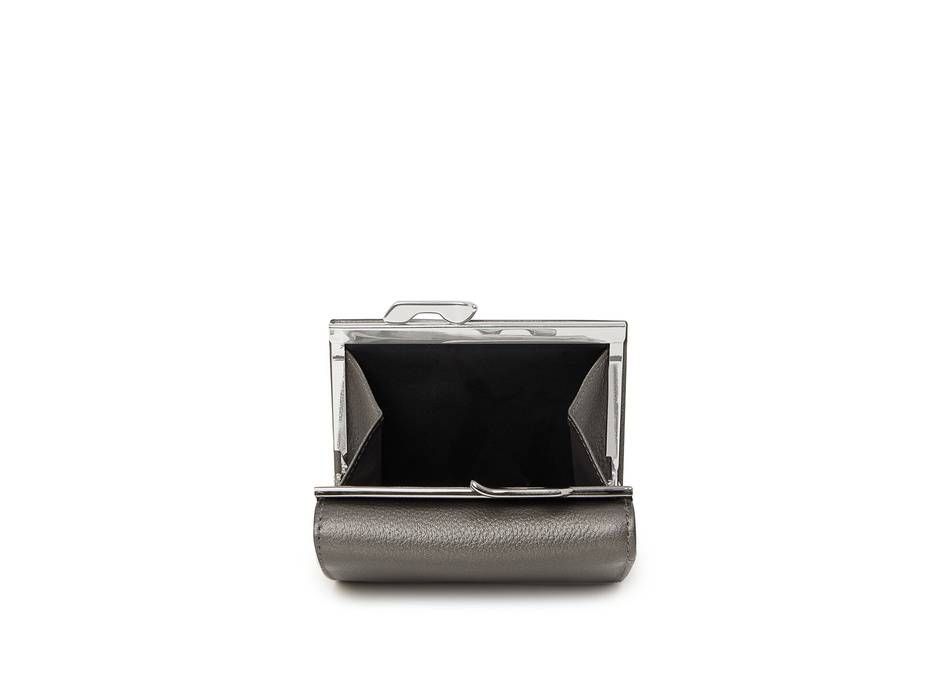 Valentini Damengeldbörse Metallic 446 silber