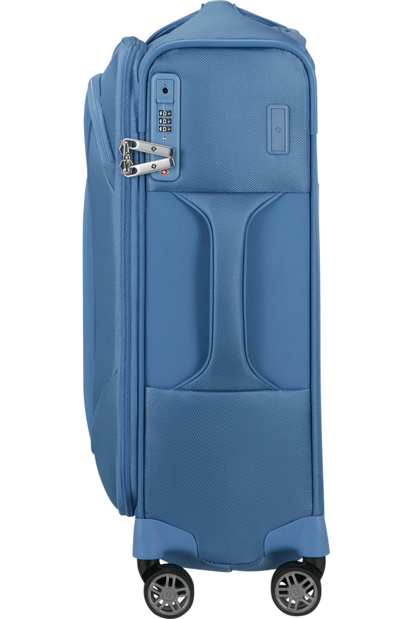 Samsonite Re-Lite 55 cm schmaler Koffer, erweiterbar, blau