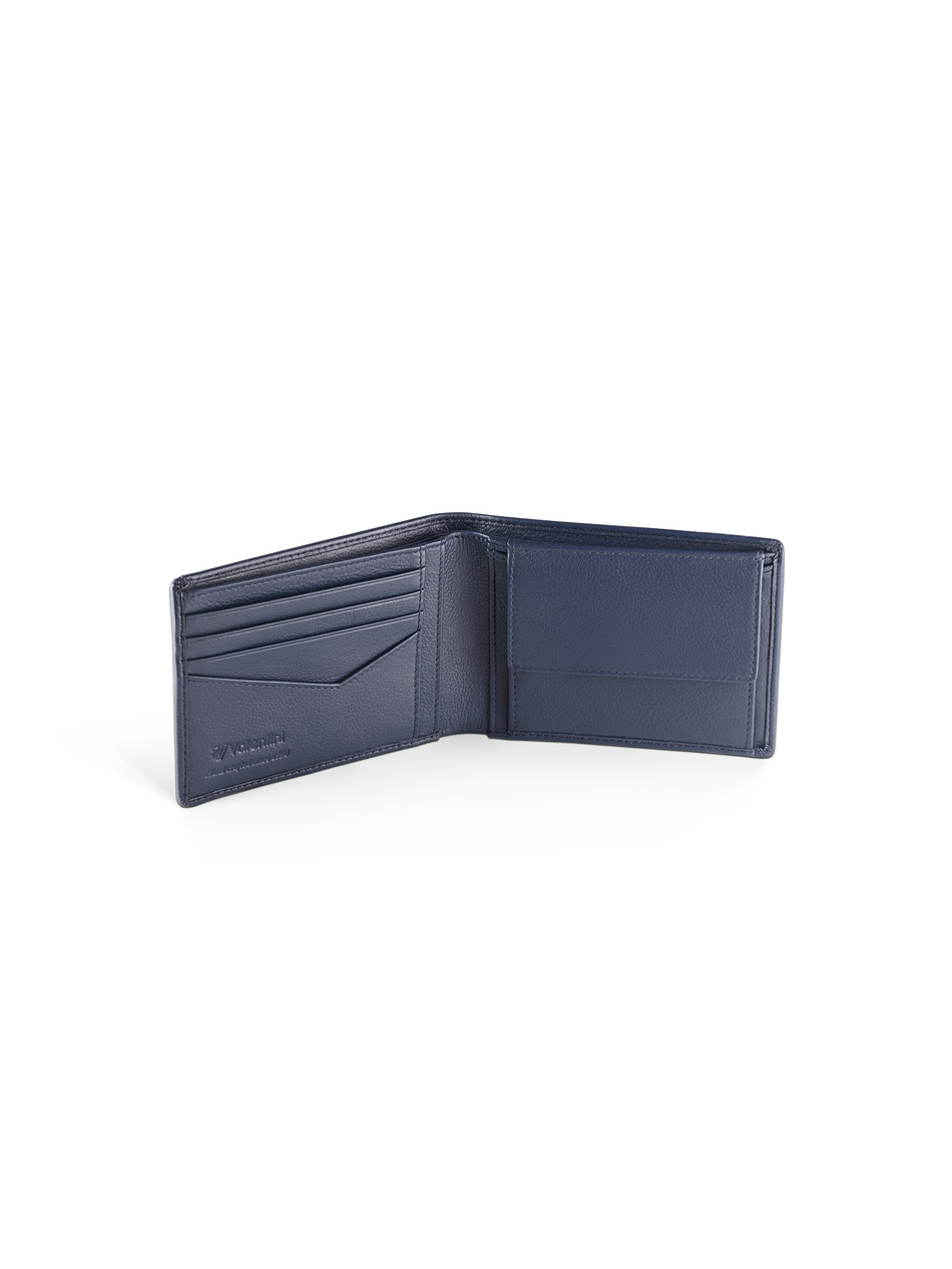 Valentini Prisma 274 Herren Portemonnaie aus Leder navy blau