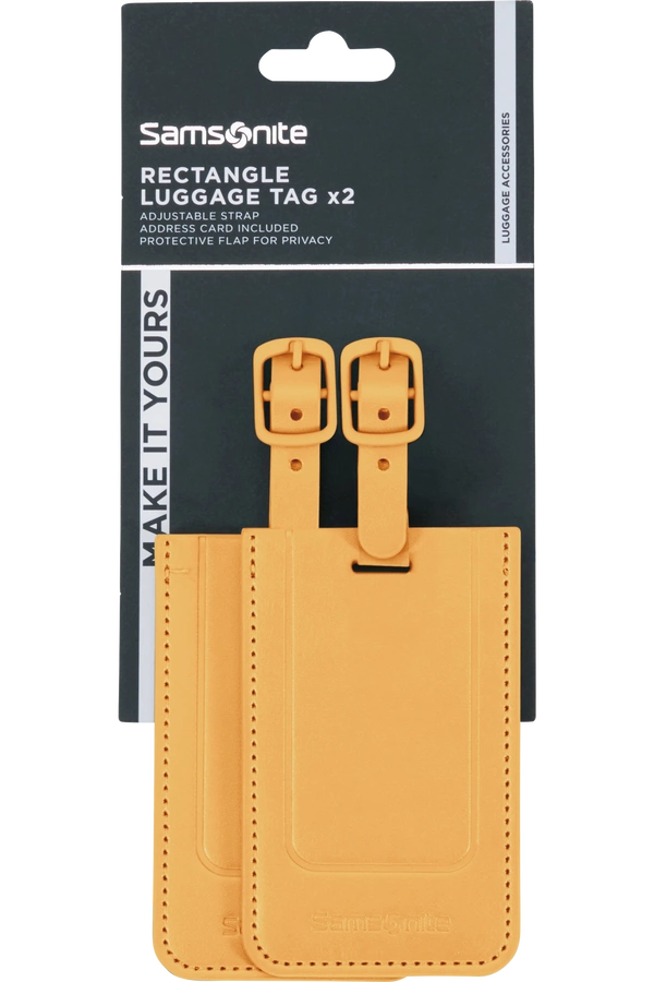 Przywieszka bagażowa x2 Samsonite żółta