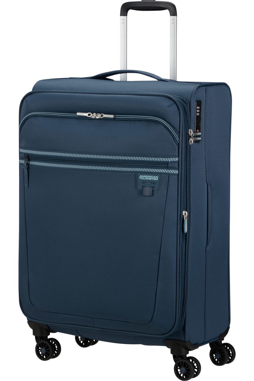 Walizka American Tourister Aerospin 69 cm powiększana granatowa