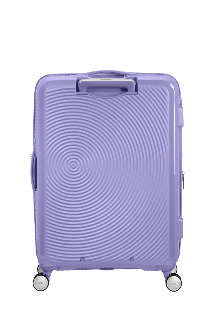 Walizka American Tourister Soundbox 67cm powiększana fioletowa