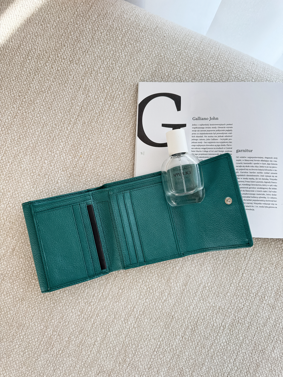 Valentini Damengeldbörse Metallic 503 grün