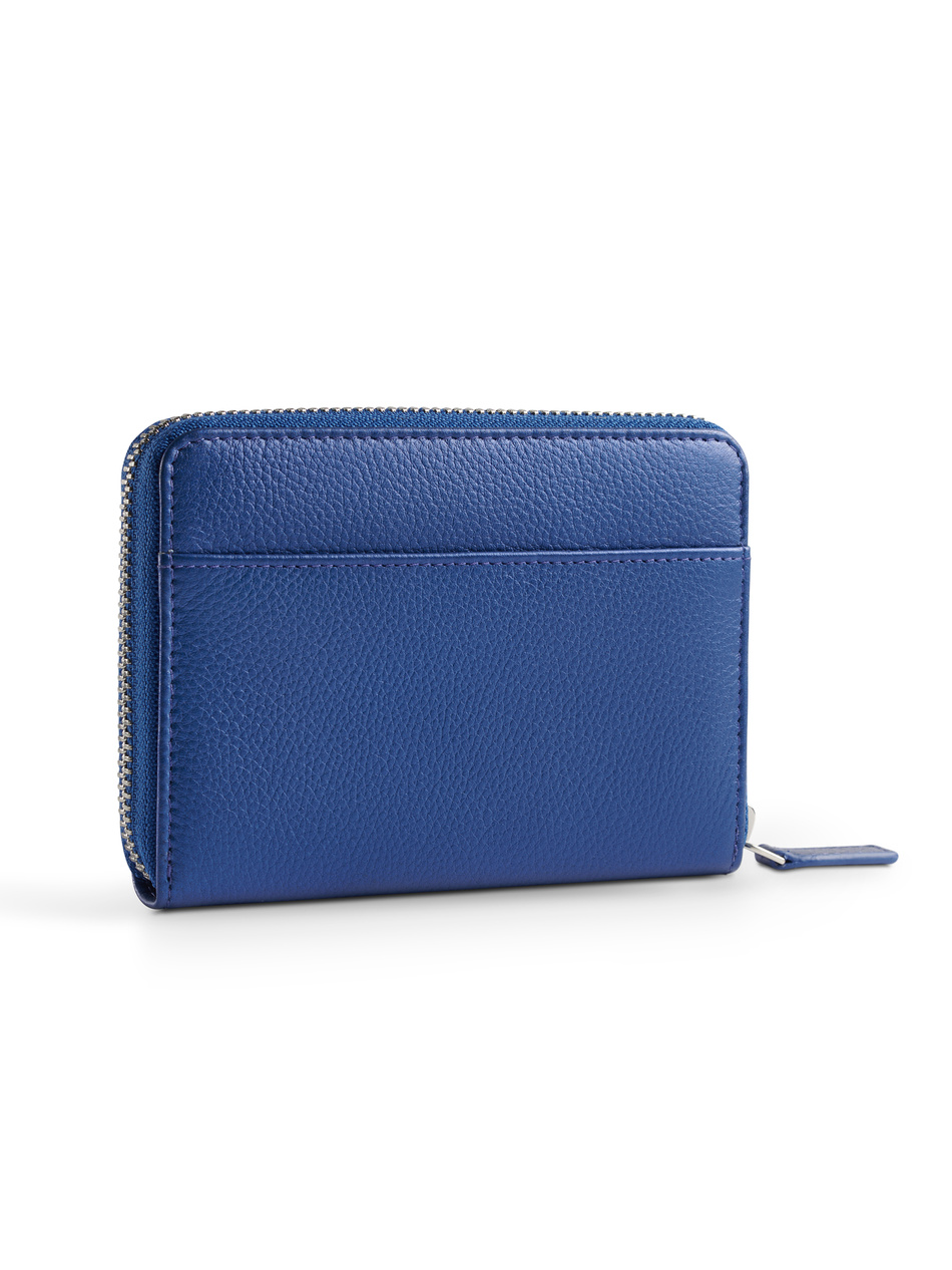 Valentini Damengeldbörse Metallic 410 blau