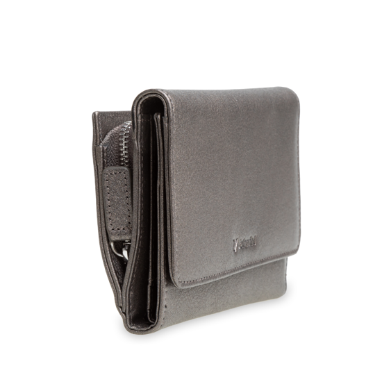 Valentini Damengeldbörse Metallic P62 silber