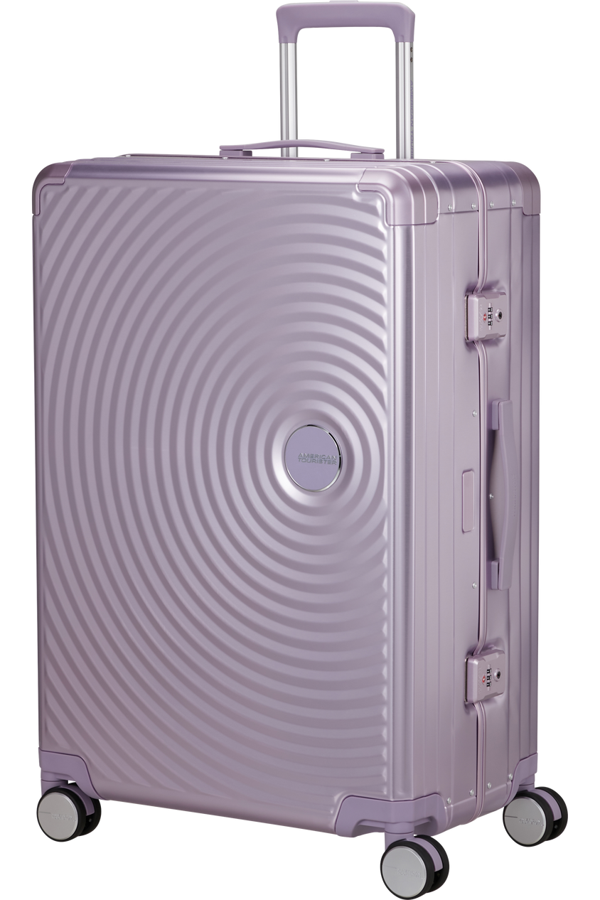 Walizka American Tourister Soundbox Alu 77cm fioletowa