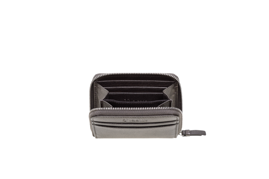 Valentini Damengeldbörse Metallic 127 silber