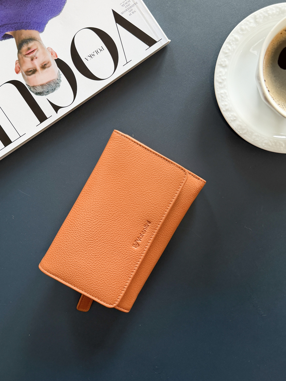 Portfel damski Valentini Metallic P62 miedziany