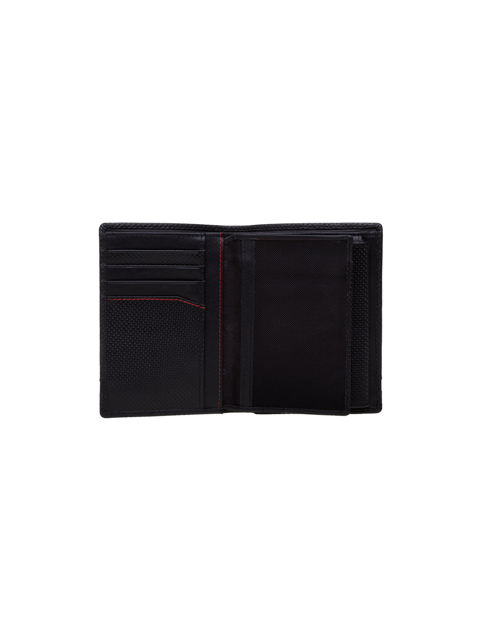 Valentini Perforierte Herrengeldbörse 467 schwarz