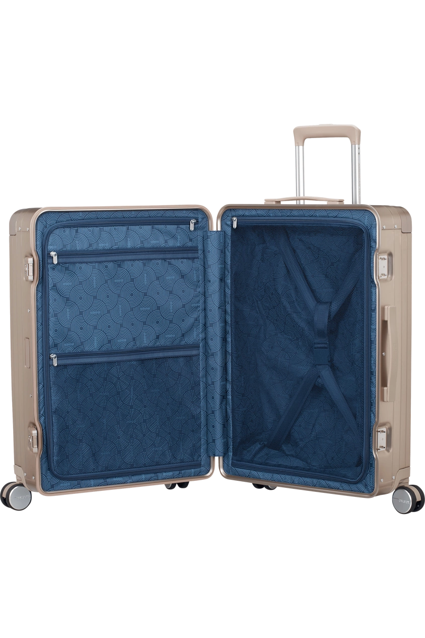 American Tourister Soundbox Alu Koffer 68cm Braun