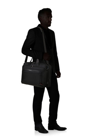 Torba na laptopa Samsonite PRO-DLX 6 17.3" powiększana czarna