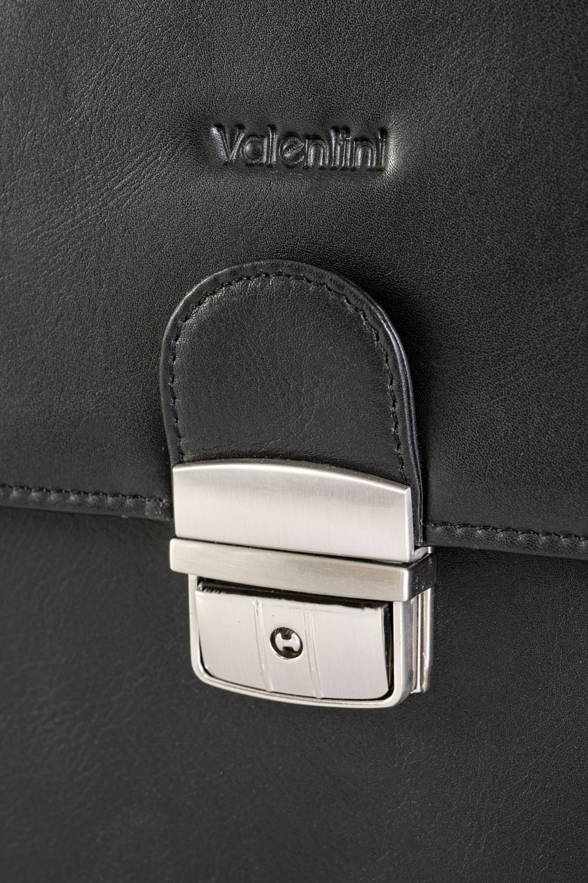 Valentini Ambassador 613 Aktentasche aus Leder, schwarz