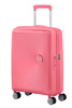 Walizka kabinowa American Tourister Soundbox 55cm powiększana różowa
