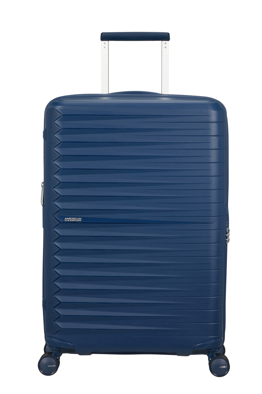 American Tourister Fastforward Koffer, 68 cm, ausziehbar, Marineblau