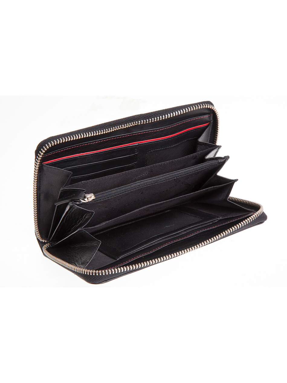 Valentini Black & Red Diamond Damengeldbörse 820 schwarz