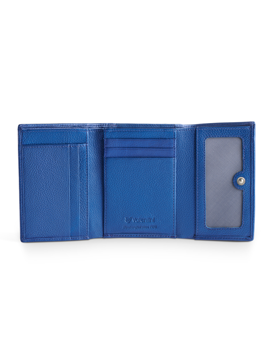 Portfel damski Valentini Metallic 445 niebieski