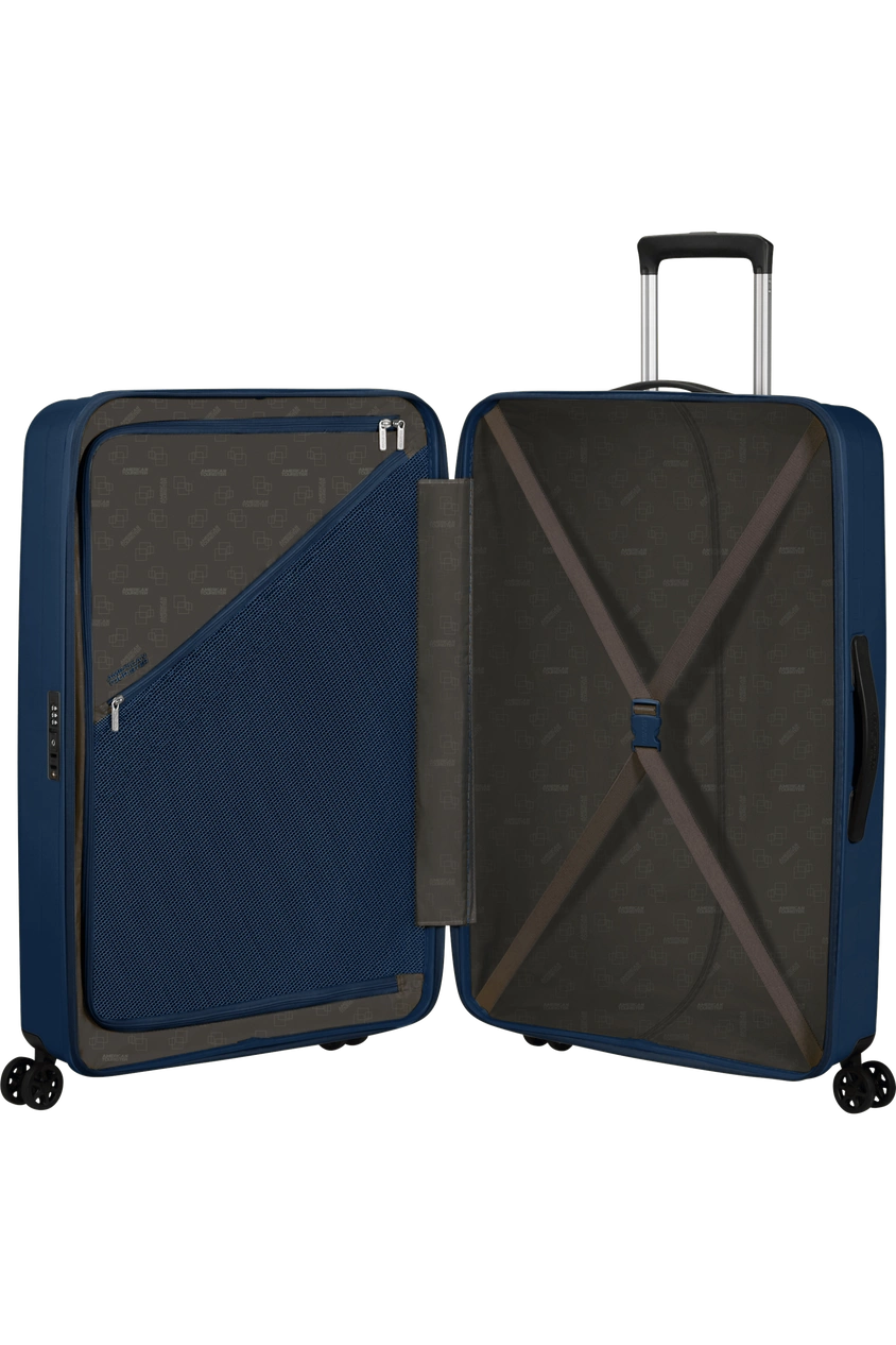 Walizka American Tourister Rejoy 77cm granatowa