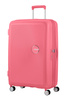 American Tourister Soundbox 77cm erweiterbarer rosa Koffer