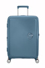 American Tourister Soundbox 67cm großer blauer Koffer