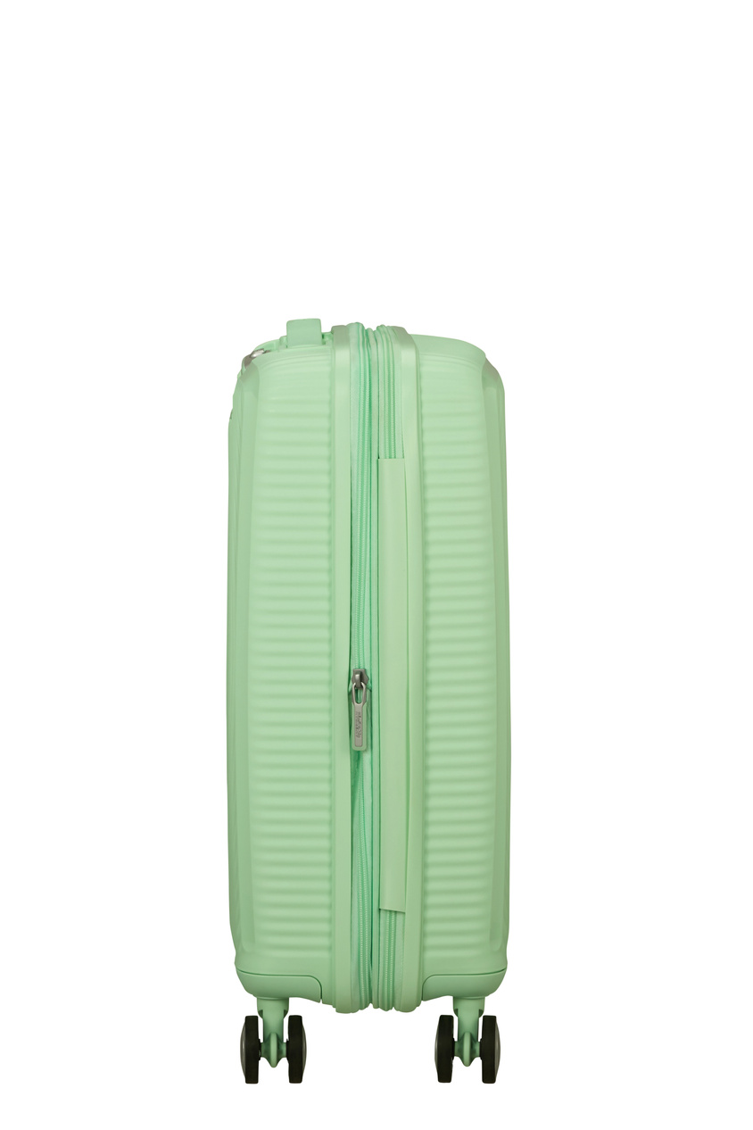 Walizka kabinowa American Tourister Soundbox 55cm powiększana zielona jasna