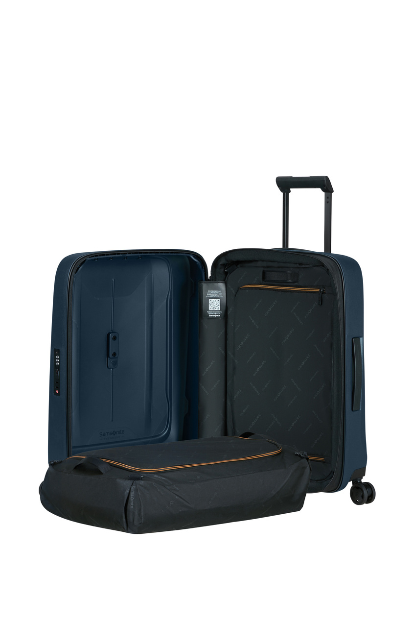 Walizka kabinowa Samsonite Essens 55 cm powiekszana granatowa