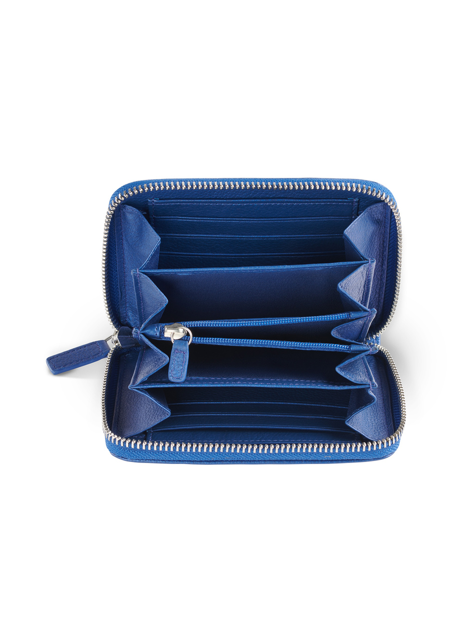 Valentini Damengeldbörse Metallic 410 blau