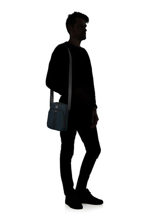 Torba na ramię Samsonite Sacksquare M granatowa